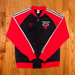 Chicago Bulls Adidas Trefoil Track Jacket Size XL